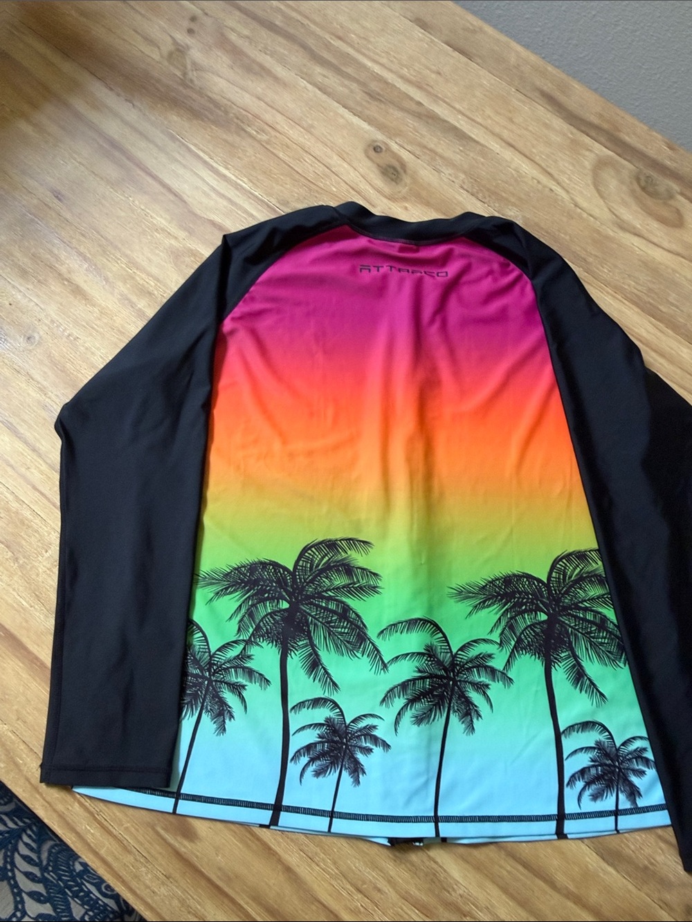 Women’s Zip-up Rash Guard - long sleeve - Picture 6 of 8